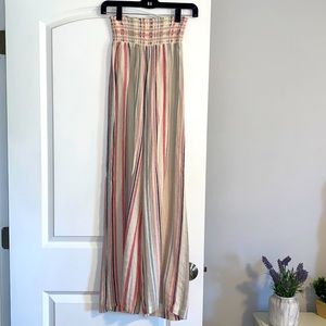 High waisted flowy pants